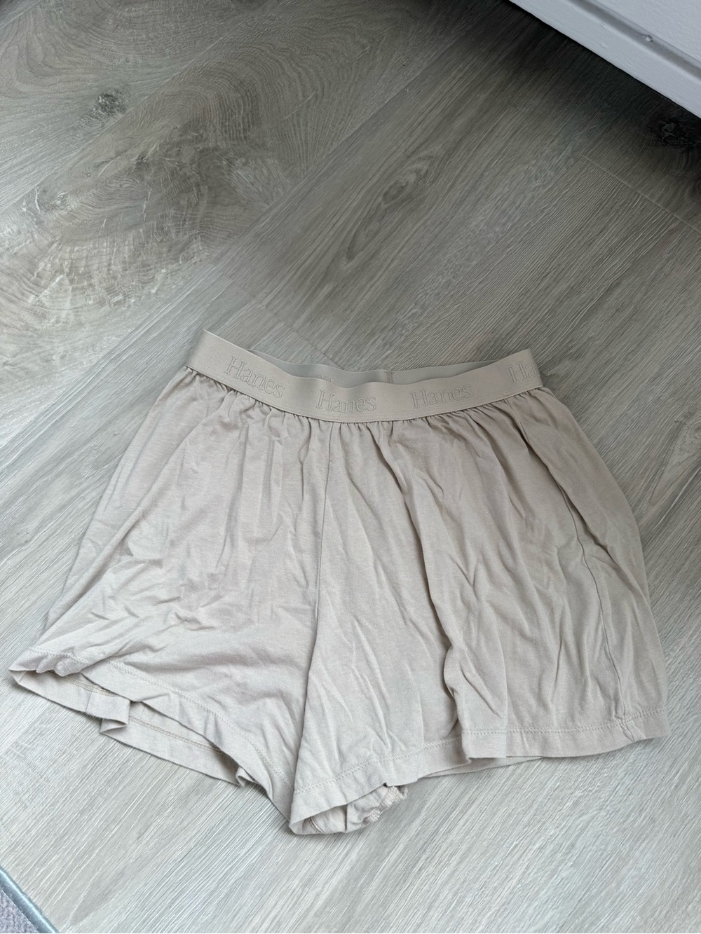 Hanes Women's Beige Lounge Shorts